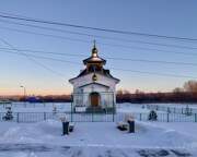 Церковь Георгия Победоносца, Вид с запада<br>, Красная Поляна, Назаровский район, Красноярский край