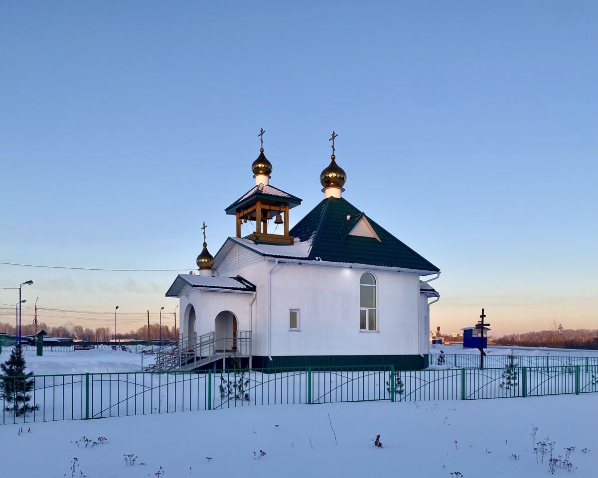 Церковь Георгия Победоносца, Красная Поляна (Назаровский район, Красноярский край). фасады, Вид с ЮЗ