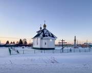 Церковь Георгия Победоносца, Вид с Набережной улицы<br>, Красная Поляна, Назаровский район, Красноярский край