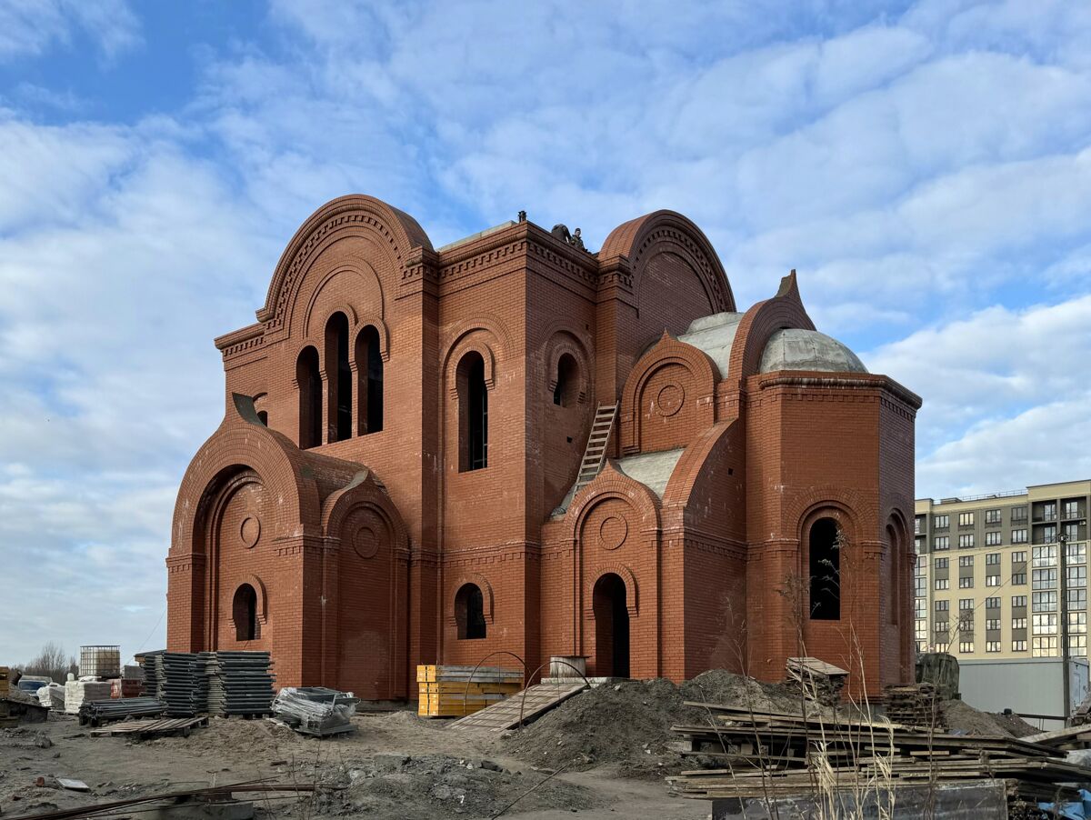 Церковь Марии Египетской (строящаяся), Калининград (Калининградский городской округ, Калининградская область). документальные фотографии, Вид с юго-востока