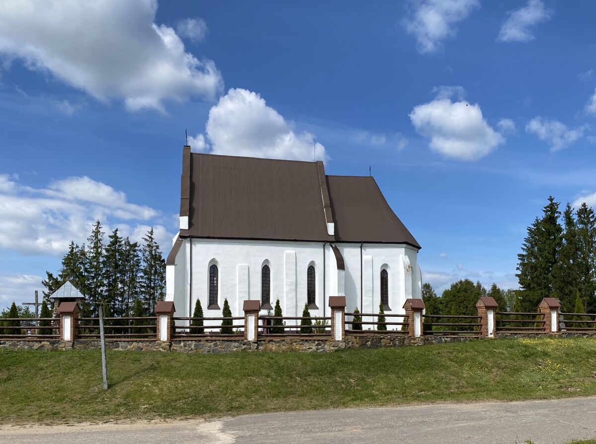 Церковь Троицы Живоначальной, Ишколдь (Барановичский район, Беларусь, Брестская область). фасады, Вид с юга