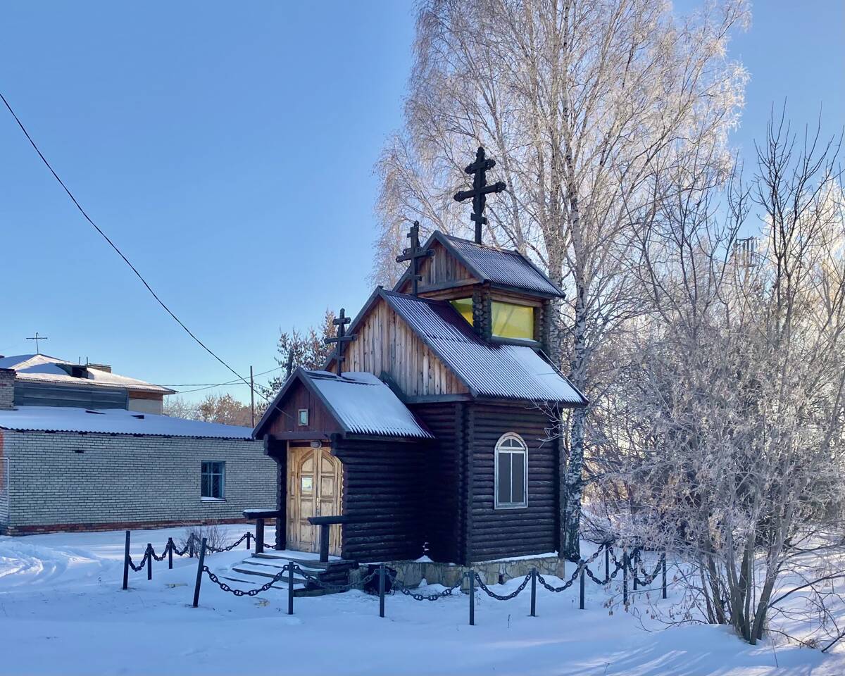 Часовня Татианы Римской, Юрьевка (Боготольский район и г. Боготол, Красноярский край). фасады, Вид с СЗ