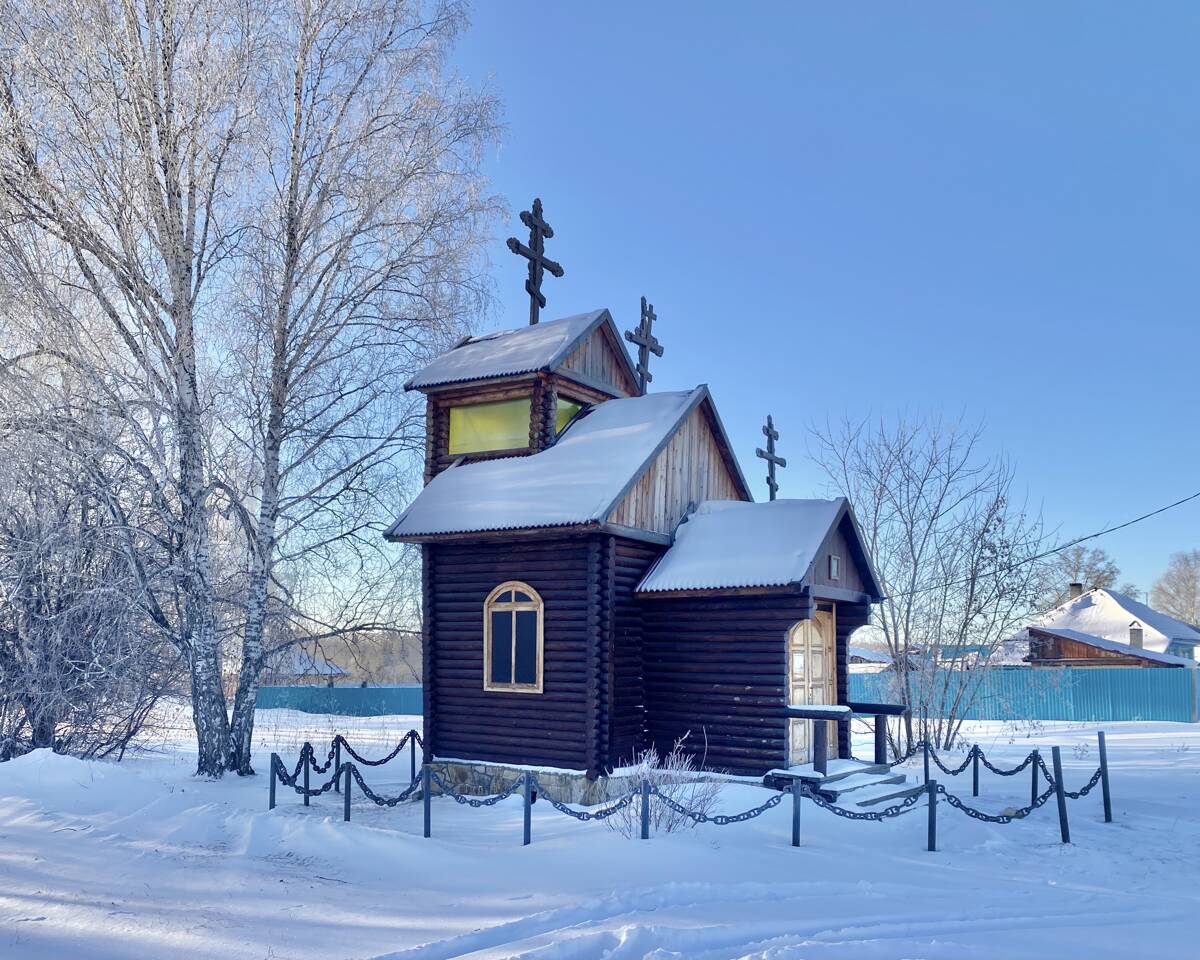 Часовня Татианы Римской, Юрьевка (Боготольский район и г. Боготол, Красноярский край). фасады, Вид с СВ