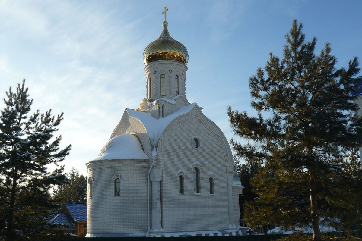 Церковь Макария Алтайского (Невского) в Просторном, Томск (Томск, город, Томская область). фасады