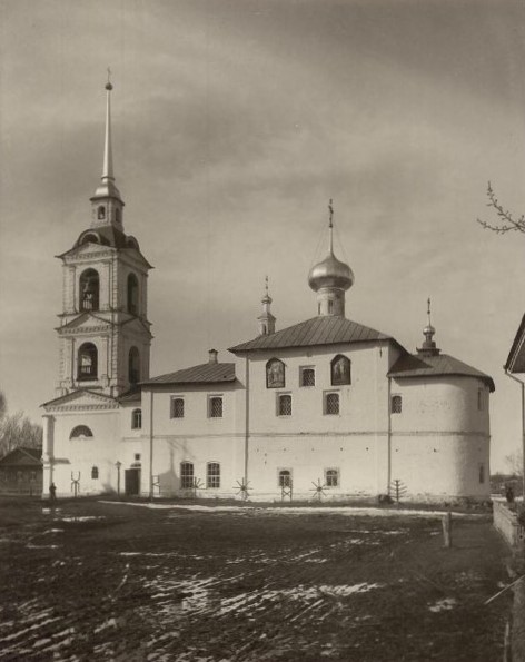 Церковь Петра и Павла (Сретения Господня), Устюжна (Устюженский район, Вологодская область). архивная фотография, Фото 1912 г. Собрание ГИМ. Номер в ГК 52311739