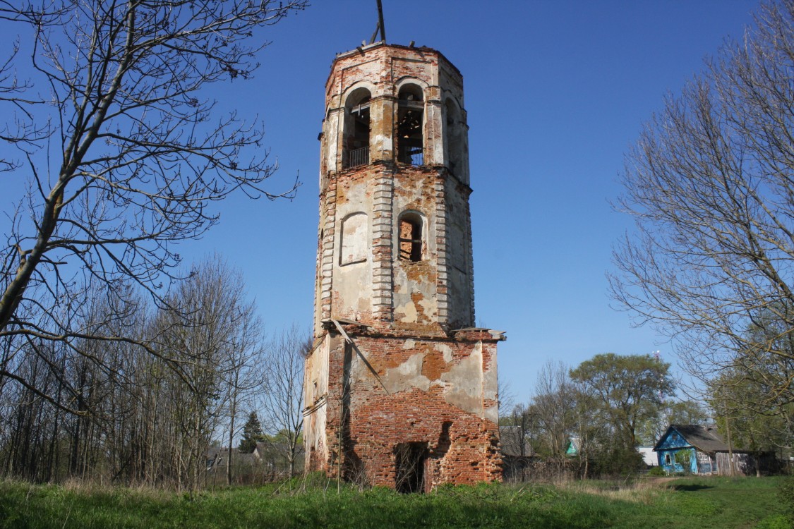 Колокольня храмового комплекса, Буреги (Старорусский район, Новгородская область). архитектурные детали