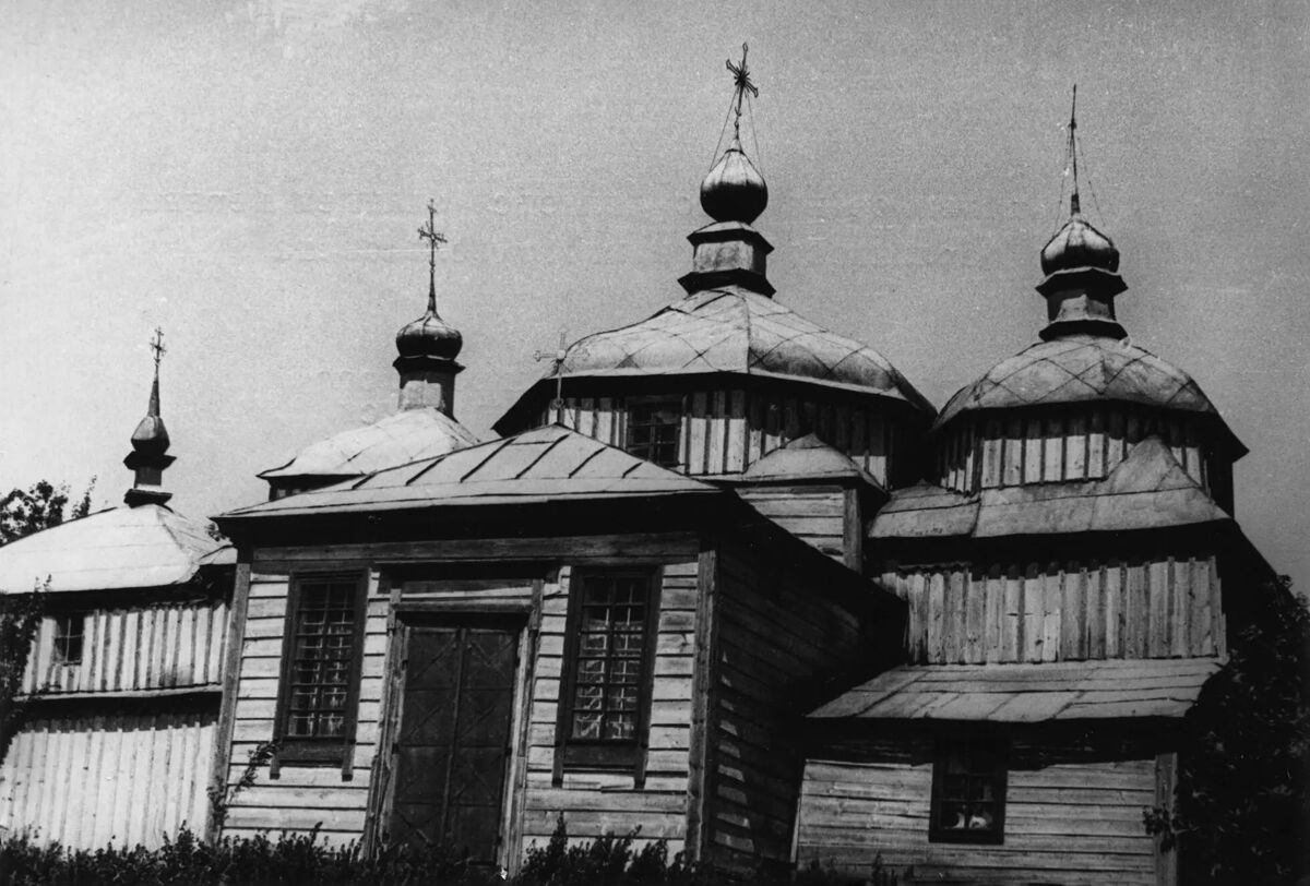 Церковь Рождества Пресвятой Богородицы в Черлинкове, Бохоники (Винницкий район, Украина, Винницкая область). архивная фотография, Старинное фото