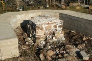 Церковь Преображения Господня (новая), Новый фундамент поверх старого<br>, Загородье, Максатихинский район, Тверская область
