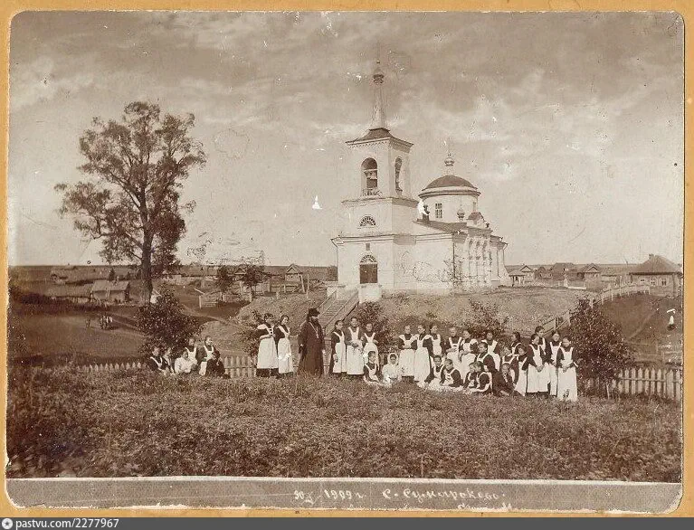 Церковь Рождества Христова, Сумароково, урочище (Тетюшский район, Республика Татарстан). архивная фотография