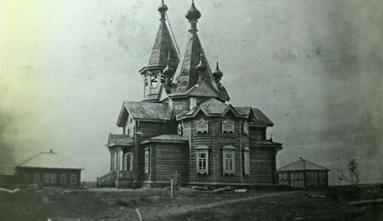 Церковь Сошествия Святого Духа, Шкары (Нагорский район, Кировская область). архивная фотография