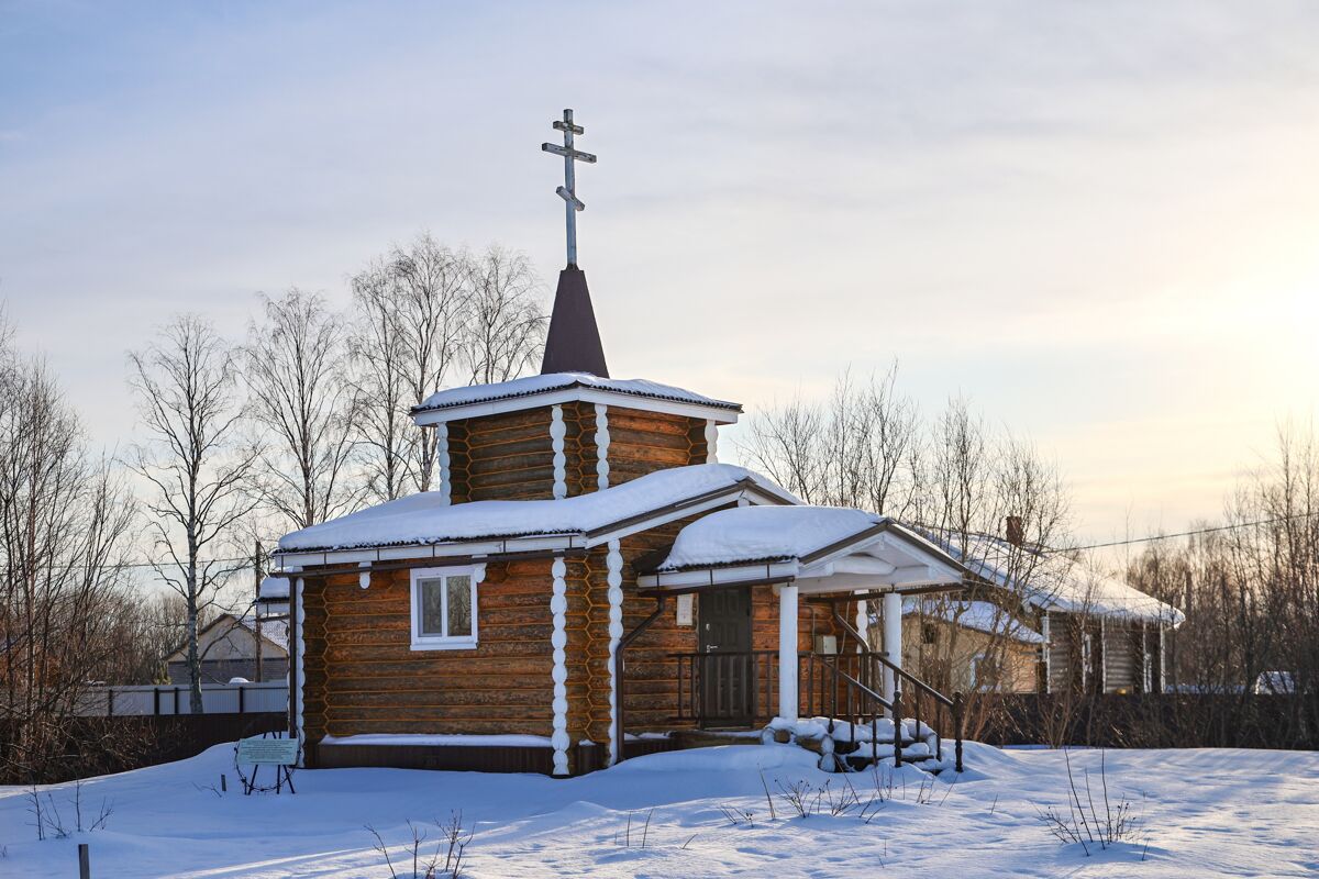 Часовня Иоанна Кронштадтского, Талаги (Приморский район, Архангельская область). фасады
