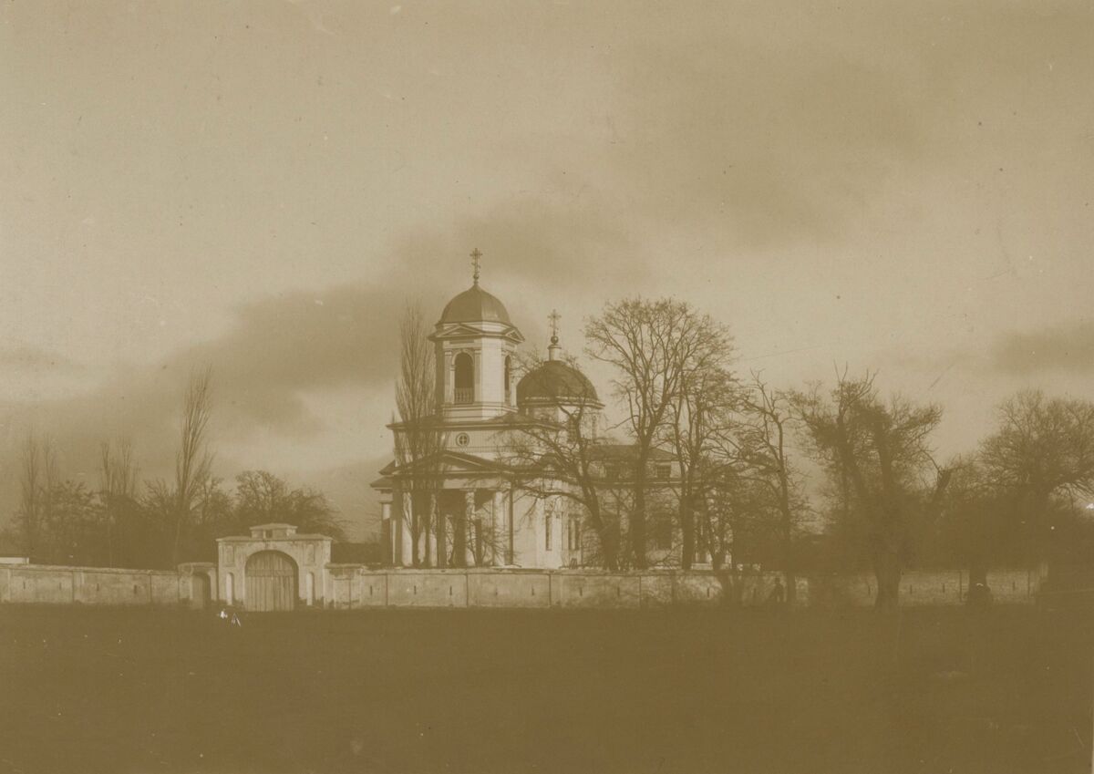 Церковь Успения Пресвятой Богородицы (старая), Горячеводский (Пятигорск, город, Ставропольский край). архивная фотография, Фото начала ХХ века из фондов Пятигорского краеведческого музея
