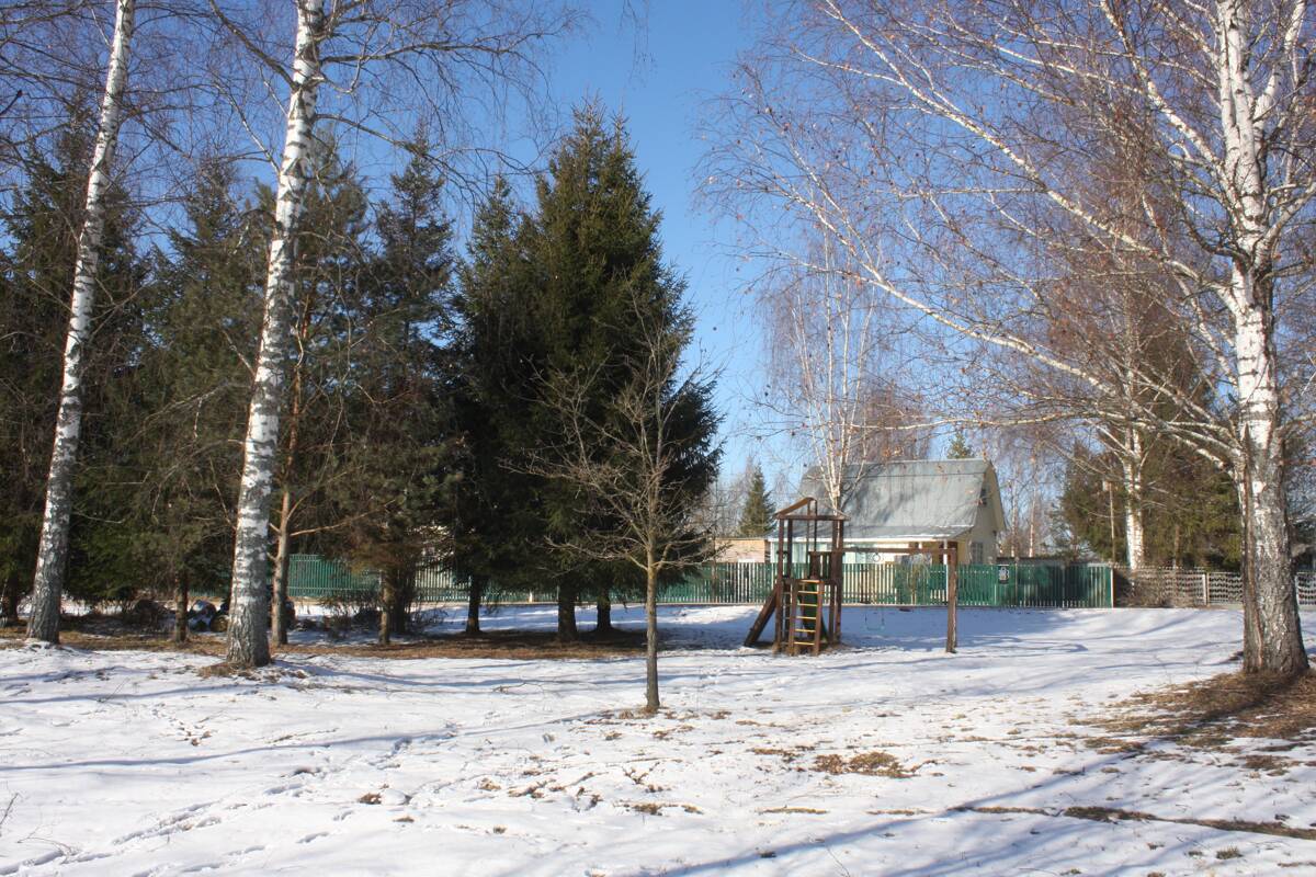 Церковь Георгия Победоносца, Егорье (Лотошинский городской округ, Московская область). дополнительная информация, Вид на церковное место с юга