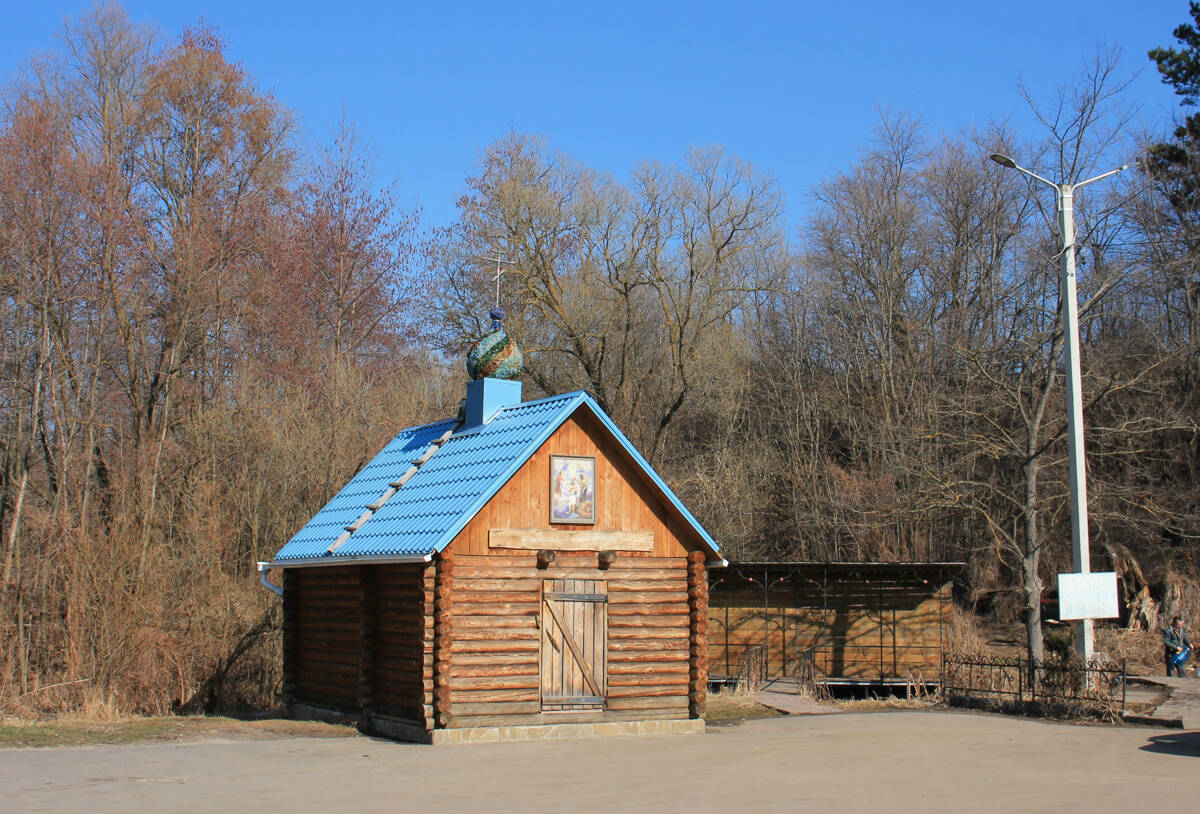 Неизвестная часовня, Нововоронеж (Нововоронеж, город, Воронежская область). общий вид в ландшафте