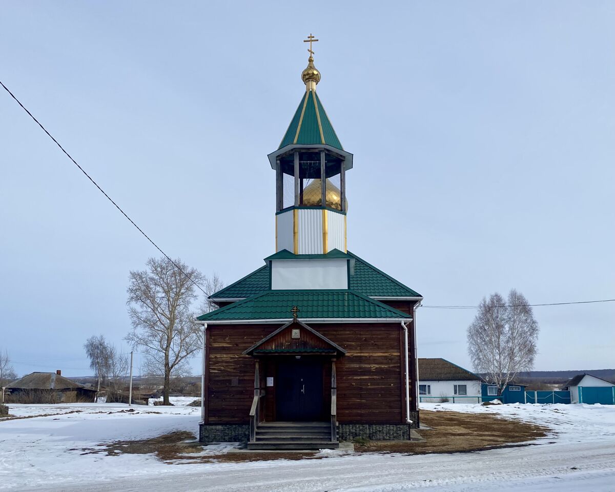 Церковь Рождества Христова, Алчедат (Чебулинский район, Кемеровская область). фасады, Вид с запада