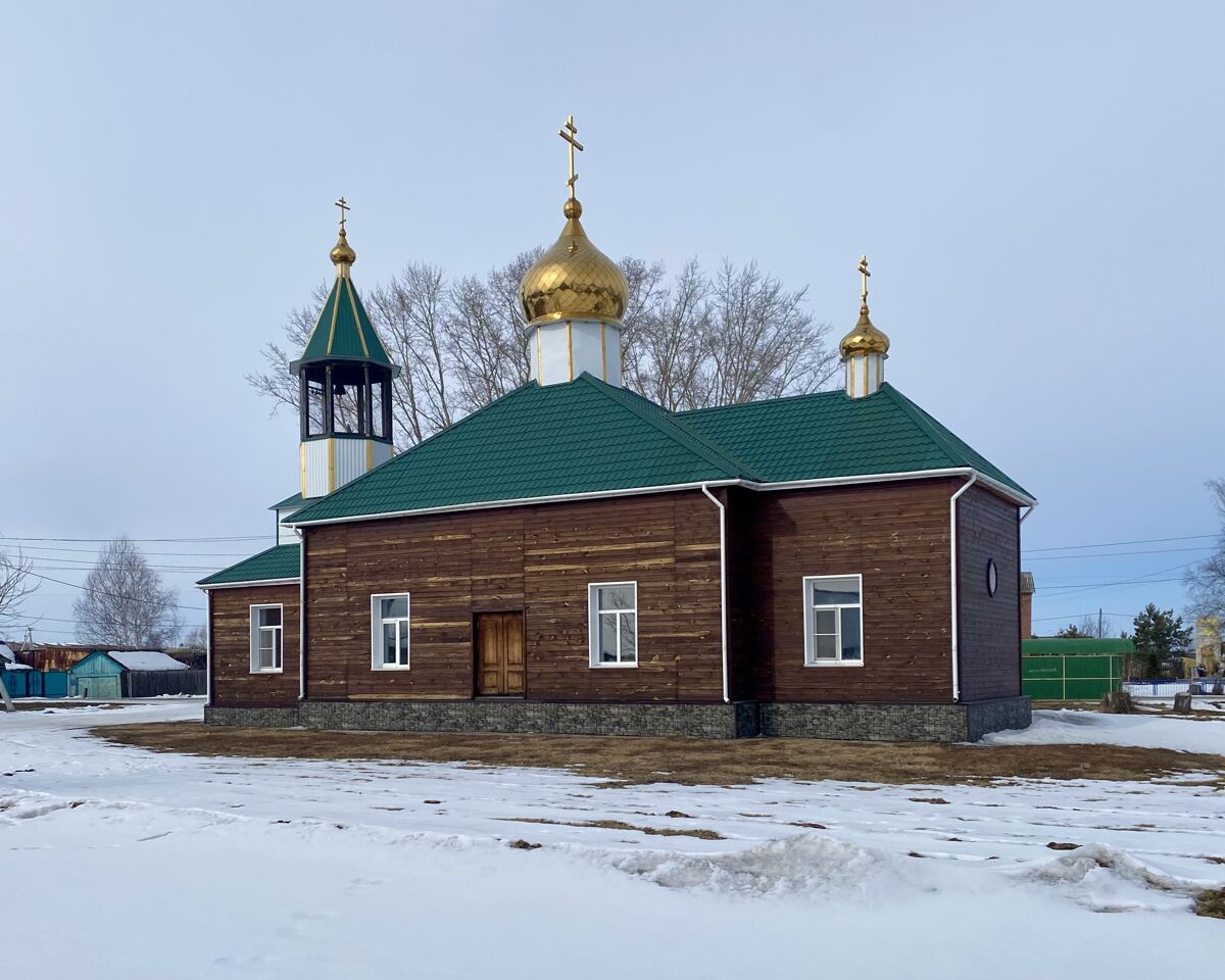 Церковь Рождества Христова, Алчедат (Чебулинский район, Кемеровская область). фасады, Вид с ЮВ