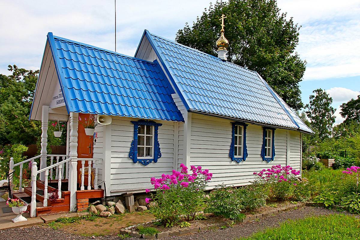 фасады. Часовня Тихвинской иконы Божией Матери, Отрадное (Кировский район, Ленинградская область)