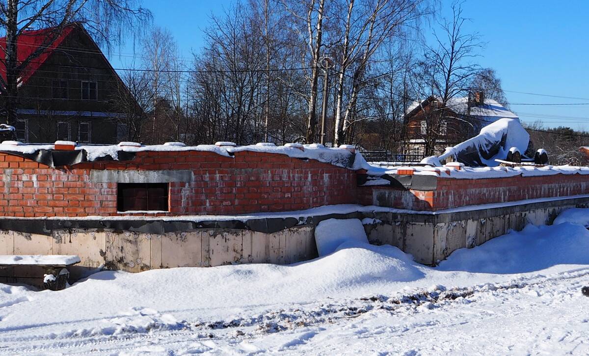 Церковь Тихвинской иконы Божией Матери (строящаяся), Отрадное (Кировский район, Ленинградская область). документальные фотографии