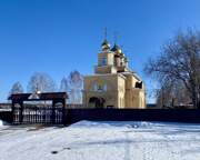 Церковь Екатерины великомученицы, Вид со стоянки<br>, Крутоложное, Первомайский район, Томская область