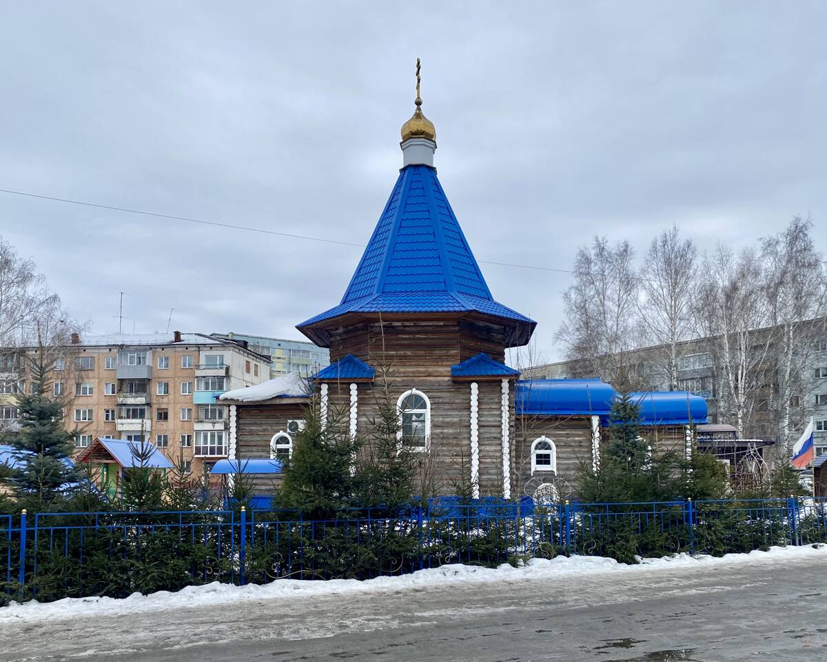 Церковь Елисаветы Феодоровны, Ленинск-Кузнецкий (Ленинск-Кузнецкий район и г. Ленинск-Кузнецкий, Кемеровская область). фасады, Южный фасад