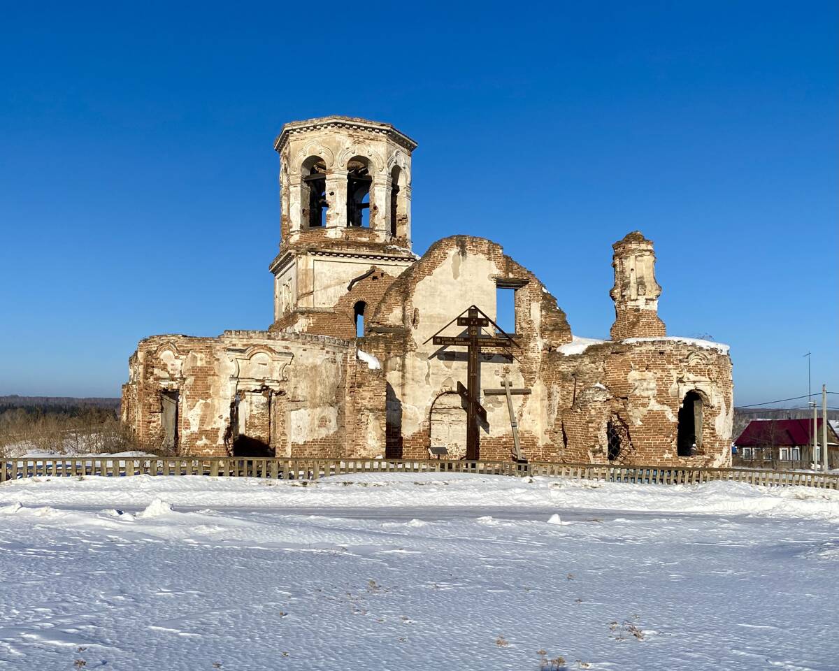 Церковь Спаса Нерукотворного Образа, Ишим (Яйский район, Кемеровская область). фасады, Восточный фасад