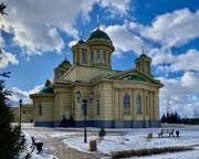 Церковь Покрова Пресвятой Богородицы, Вид с севера<br>, Полысаево, Ленинск-Кузнецкий район и г. Ленинск-Кузнецкий, Кемеровская область