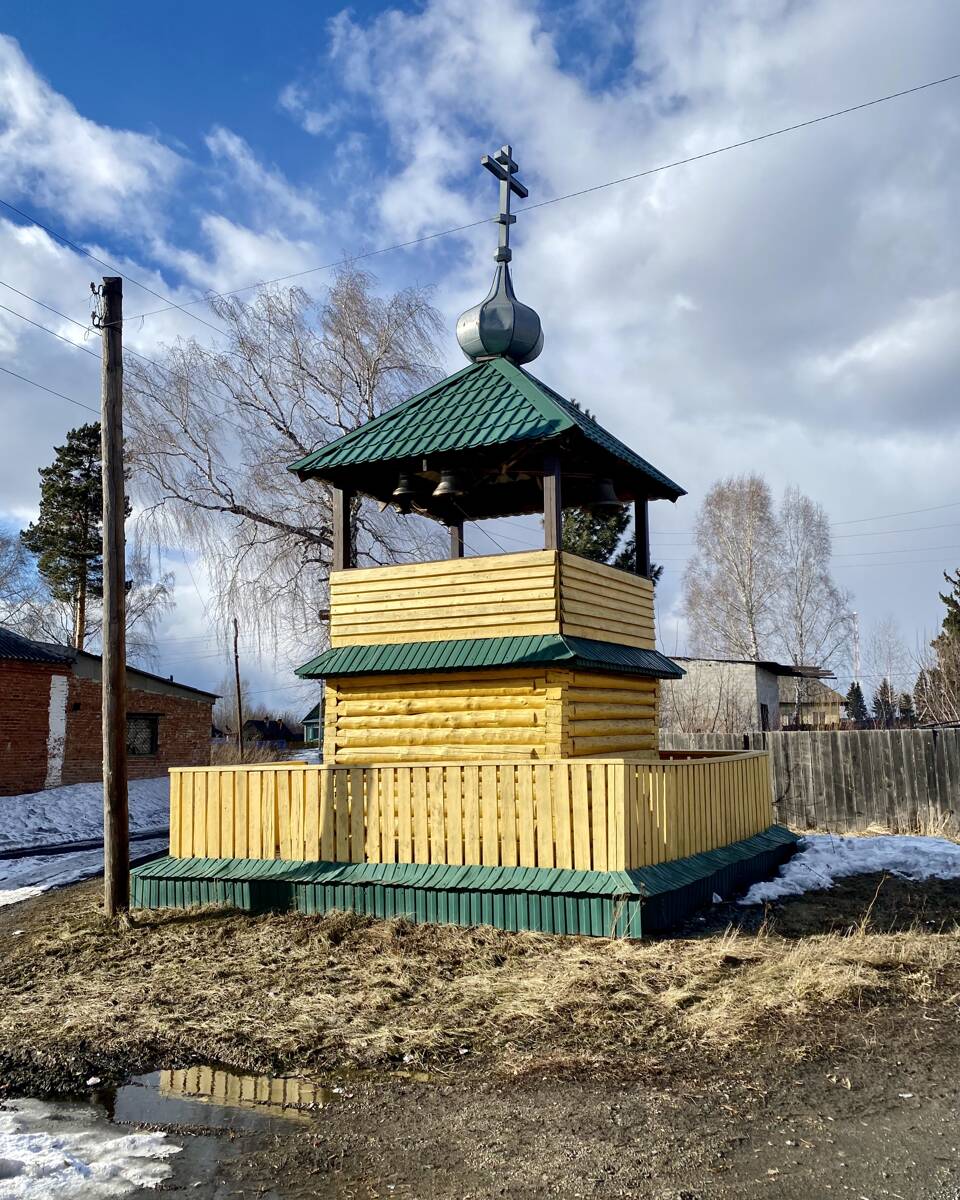 Церковь Петра и Павла, Суслово (Мариинский район, Кемеровская область). архитектурные детали, Колокольня