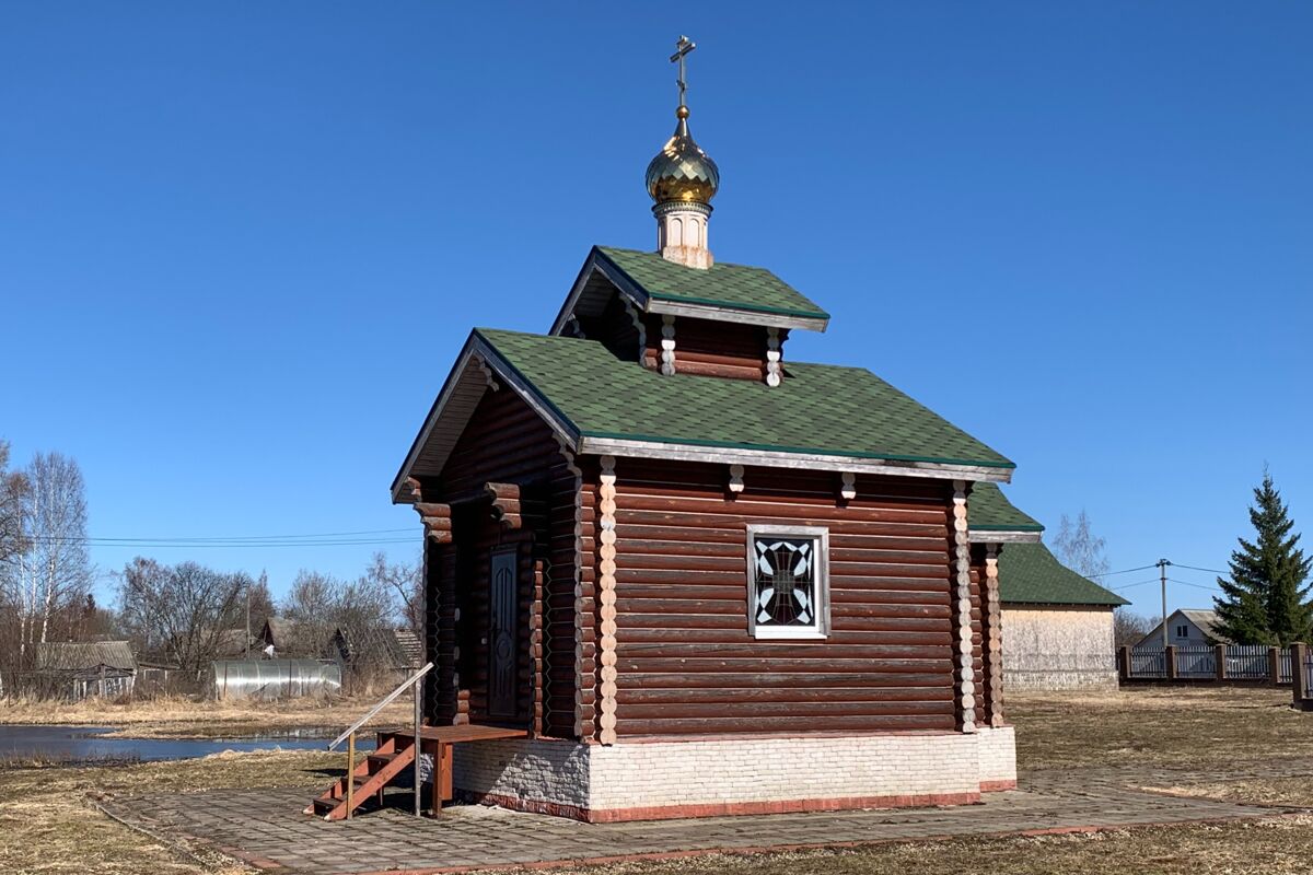 Часовня Трифона мученика, Новое Устиново (Зубцовский район, Тверская область). фасады