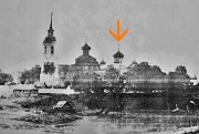 Храмовый комплекс.  Церкви Макария Унженского и Желтоводского и Рождества Христова, Фото 1-й четверти XX в. Из частного архива семьи Кузнецовых села Сёготь<br>, Сёготь, Пучежский район, Ивановская область