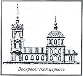 Парфеньево, урочище. Церковь Воскресения Христова