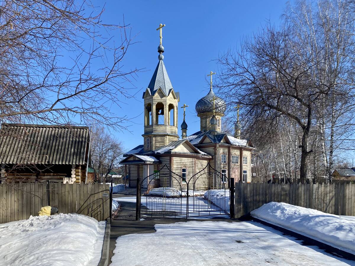 Церковь Троицы Живоначальной, Первомайское (Первомайский район, Томская область). дополнительная информация, Ворота к храму