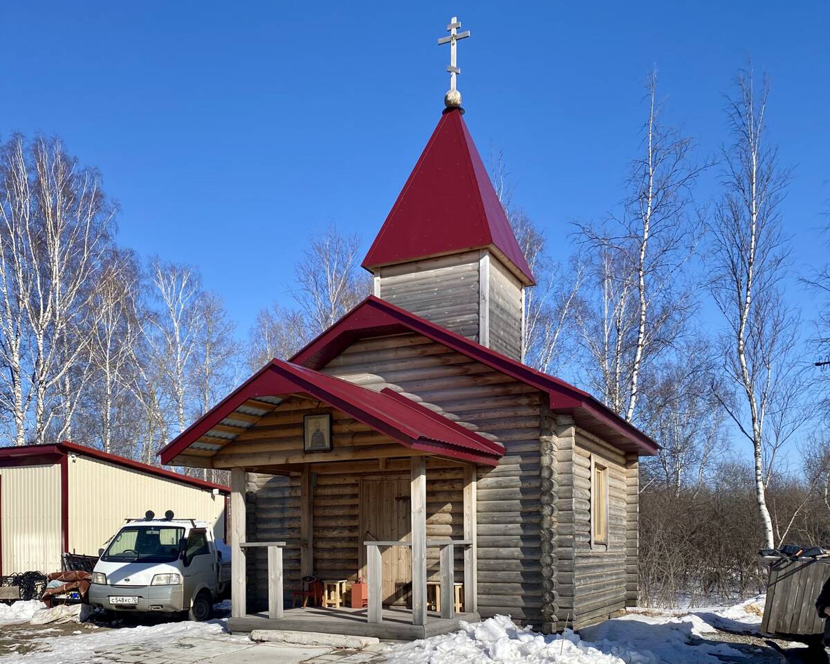 Часовня Николая Чудотворца, Воронино (Томский район, Томская область). фасады, Вид с ЮЗ