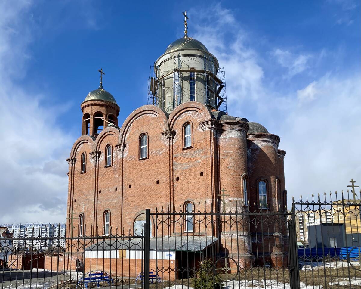 Церковь Варвары великомученицы (каменная), Кемерово (Кемерово, город, Кемеровская область). документальные фотографии, Вид с ЮВ