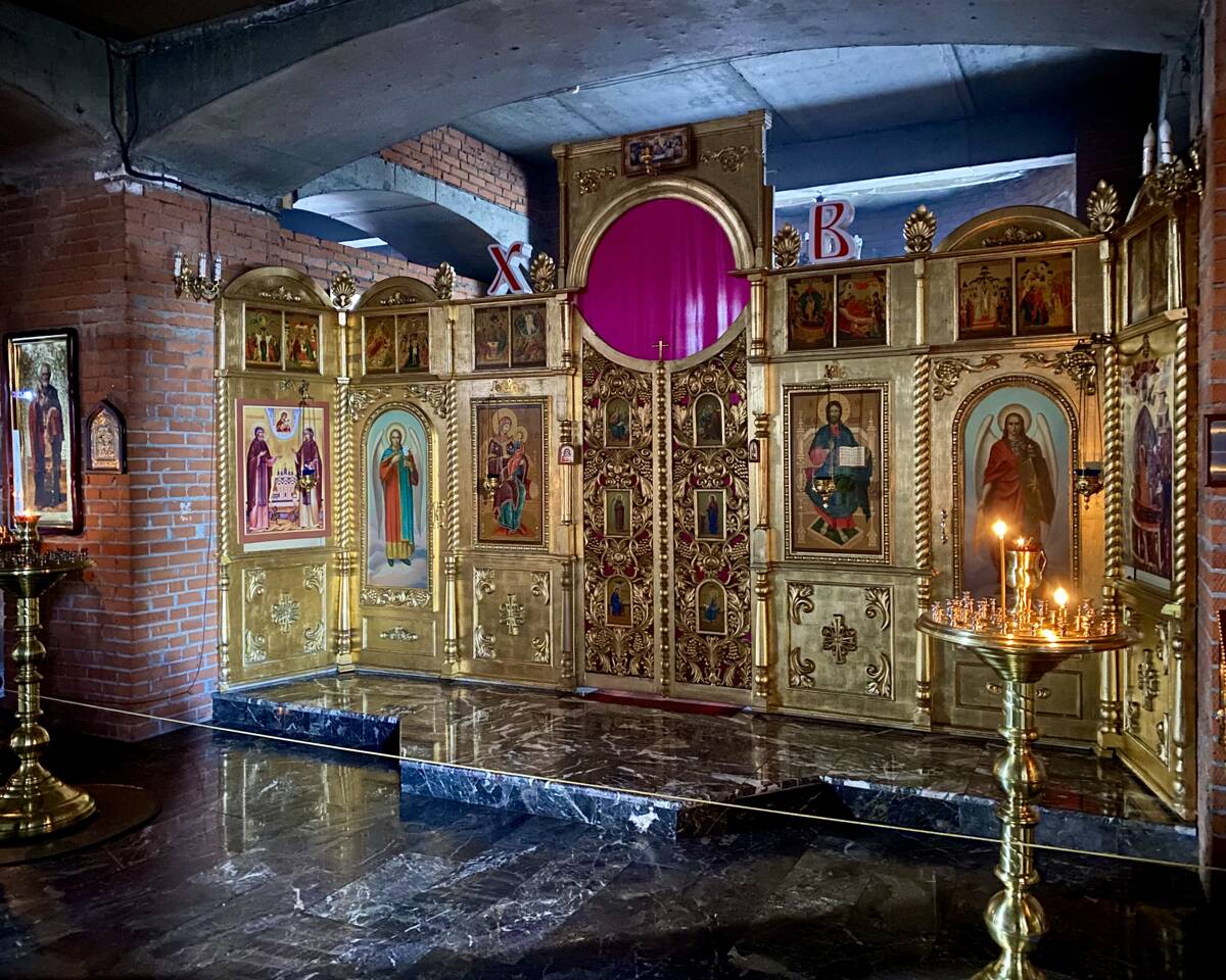 Церковь Варвары великомученицы (каменная), Кемерово (Кемерово, город, Кемеровская область). интерьер и убранство, Нижний храм