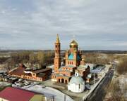 Иверский мужской монастырь, Вид с ЮЗ<br>, Ленинск-Кузнецкий, Ленинск-Кузнецкий район и г. Ленинск-Кузнецкий, Кемеровская область
