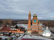 Иверский мужской монастырь, Вид с запада<br>, Ленинск-Кузнецкий, Ленинск-Кузнецкий район и г. Ленинск-Кузнецкий, Кемеровская область