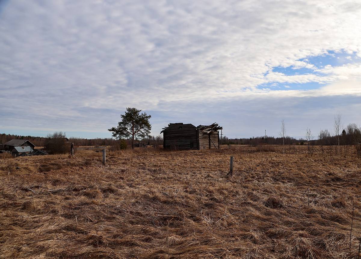 Место где стояла утраченная часовня, дополнительная информация. Часовня Параскевы Пятницы, Малые Озерки (Плесецкий район и г. Мирный, Архангельская область)