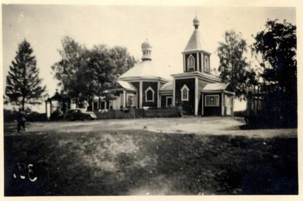 Церковь Николая Чудотворца (старая), Синявка (Клецкий район, Беларусь, Минская область). архивная фотография, Около 1942 г. Аукцион e-bay