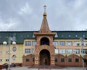 Церковь Серафима Саровского, Вид с востока<br>, Полысаево, Ленинск-Кузнецкий район и г. Ленинск-Кузнецкий, Кемеровская область