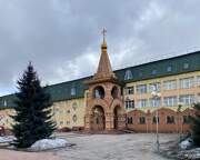 Церковь Серафима Саровского, Вид с СВ<br>, Полысаево, Ленинск-Кузнецкий район и г. Ленинск-Кузнецкий, Кемеровская область