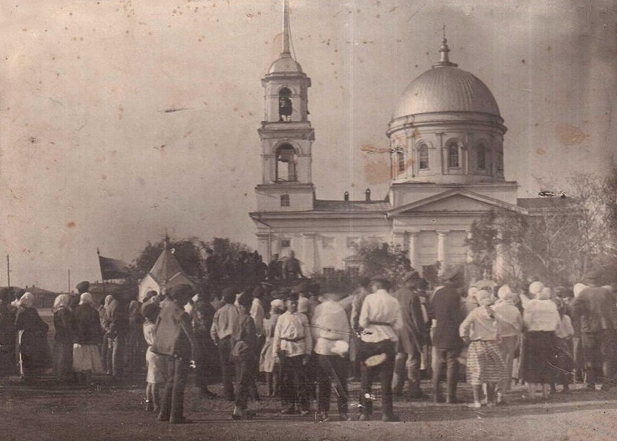 Церковь Иверской иконы Божией Матери (старая), Кротково (Похвистневский район и г. Похвистнево, Самарская область). архивная фотография, Фото 1920-ых - 1930-ых годов из фондов Краеведческого музея 