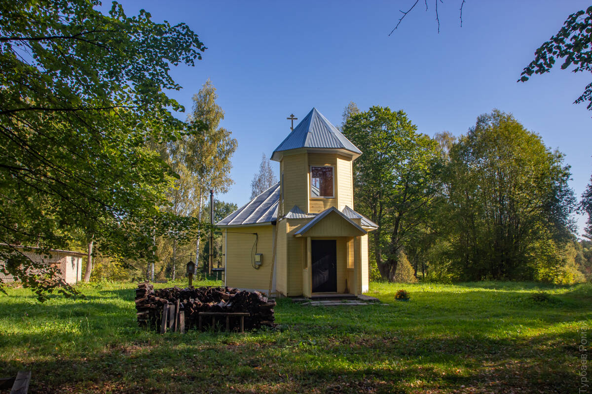 Неизвестная часовня, Климовское (Пошехонский район, Ярославская область). фасады, Вид с запада