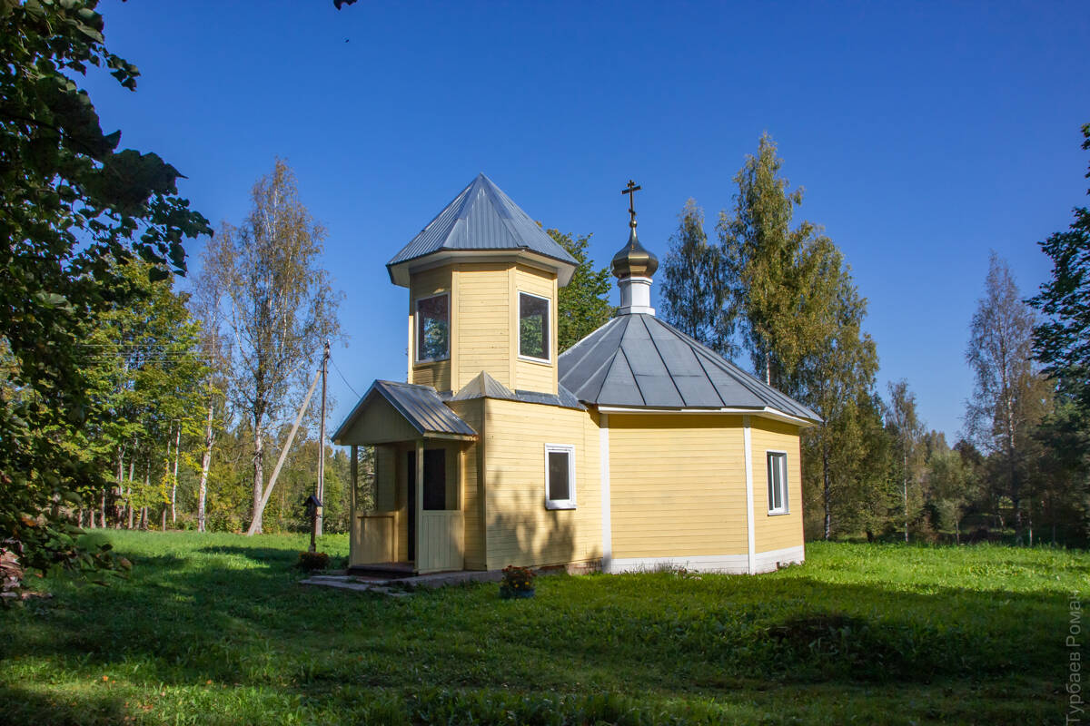 Неизвестная часовня, Климовское (Пошехонский район, Ярославская область). фасады, Вид с юго-запада