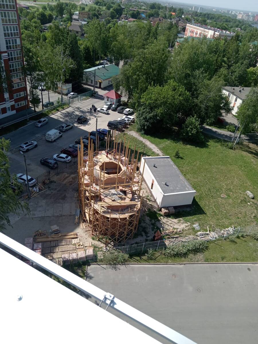Церковь Елисаветы Феодоровны, Брянск (Брянск, город, Брянская область). общий вид в ландшафте, Фото: Красов Александр. Специально для каталога.