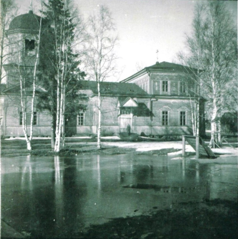 Середина XX в., архивная фотография. Собор Николая Чудотворца, Олонец (Олонецкий район, Республика Карелия)