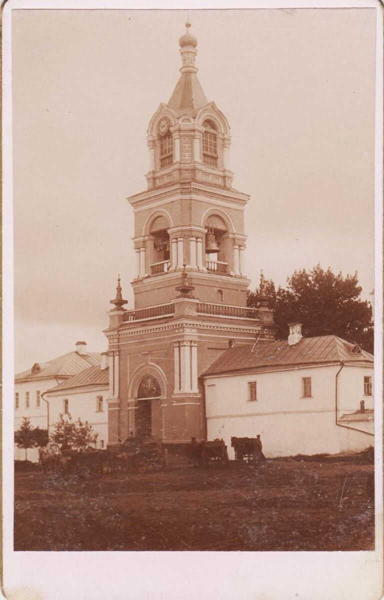 Спасо-Вифанский монастырь. Колокольня (старая), Сергиев Посад (Сергиево-Посадский городской округ, Московская область). архивная фотография, Фото 1900-х гг.