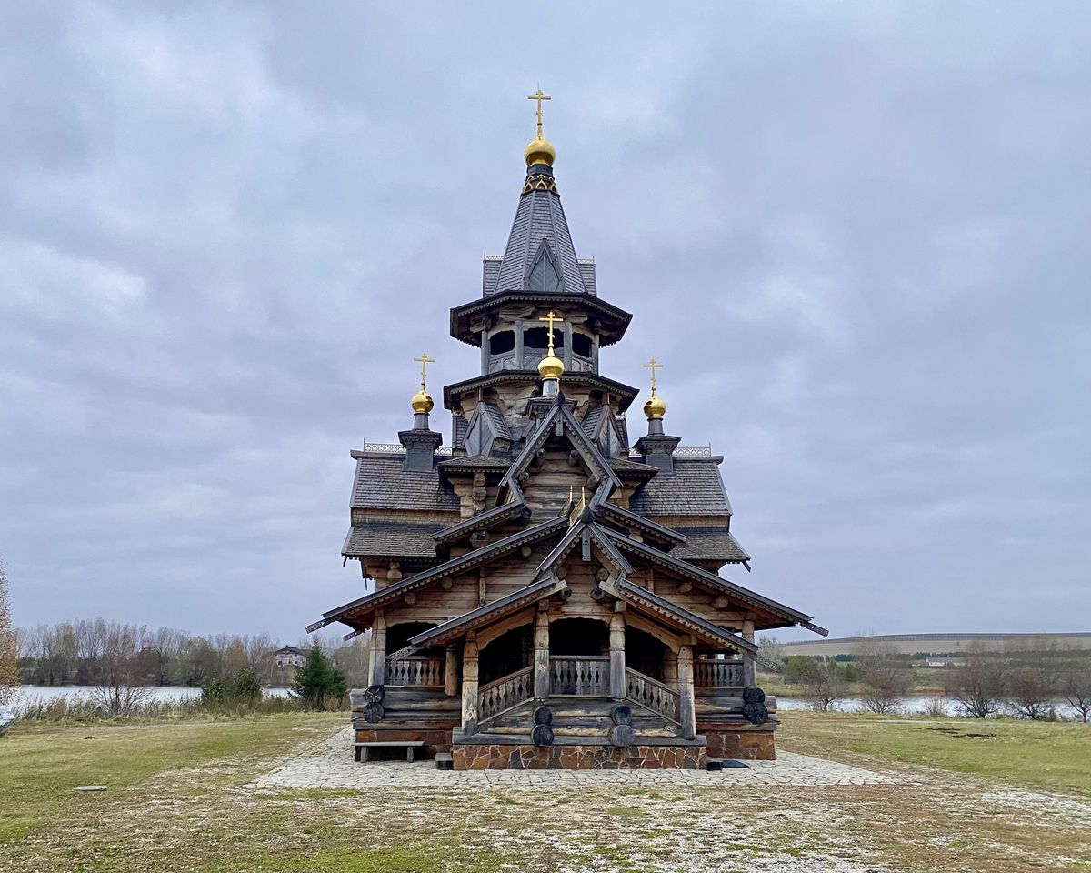 Восточный фасад, фасады. Церковь Николая Чудотворца, Новотырышкино (Смоленский район, Алтайский край)