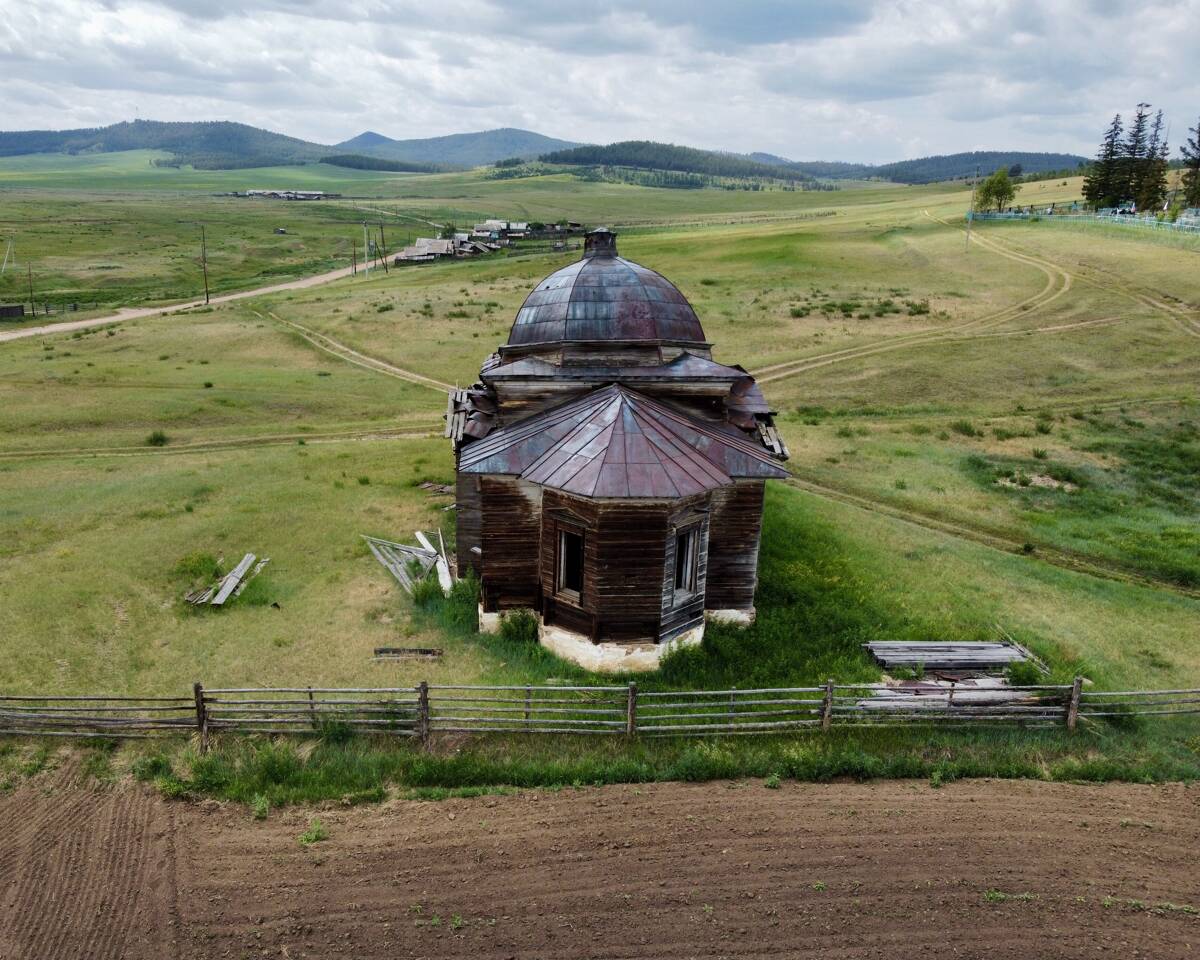 Церковь Иннокентия, епископа Иркутского, Барыкино-Ключи (Тарбагатайский район, Республика Бурятия). фасады, Вид с востока