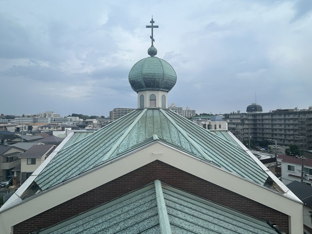 Церковь Покрова Пресвятой Богородицы, Суйта (Япония, Прочие страны). архитектурные детали, Осака (Суйта). Покровская церковь. Купол.