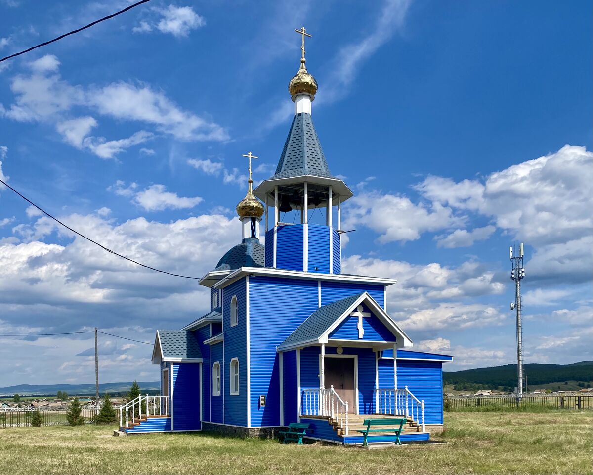 Церковь Петра и Павла, Шаралдай (Мухоршибирский район, Республика Бурятия). фасады, Западный фасад